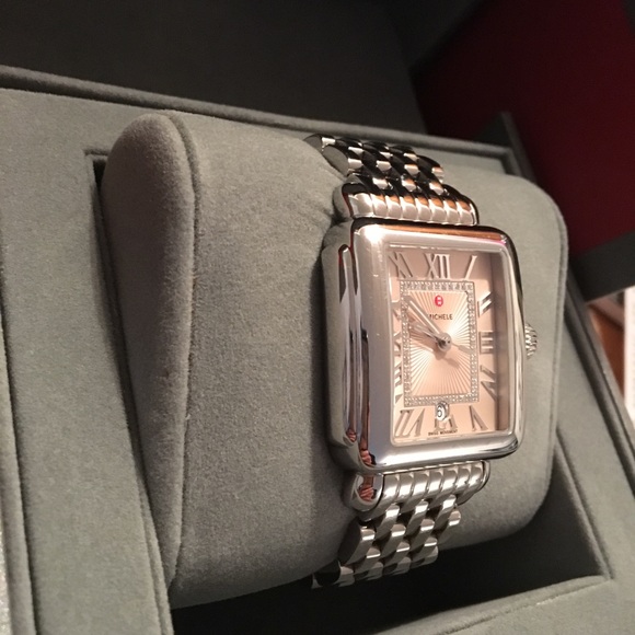 Michele Deco Madison watch w/ warranty & band - Picture 5 of 7